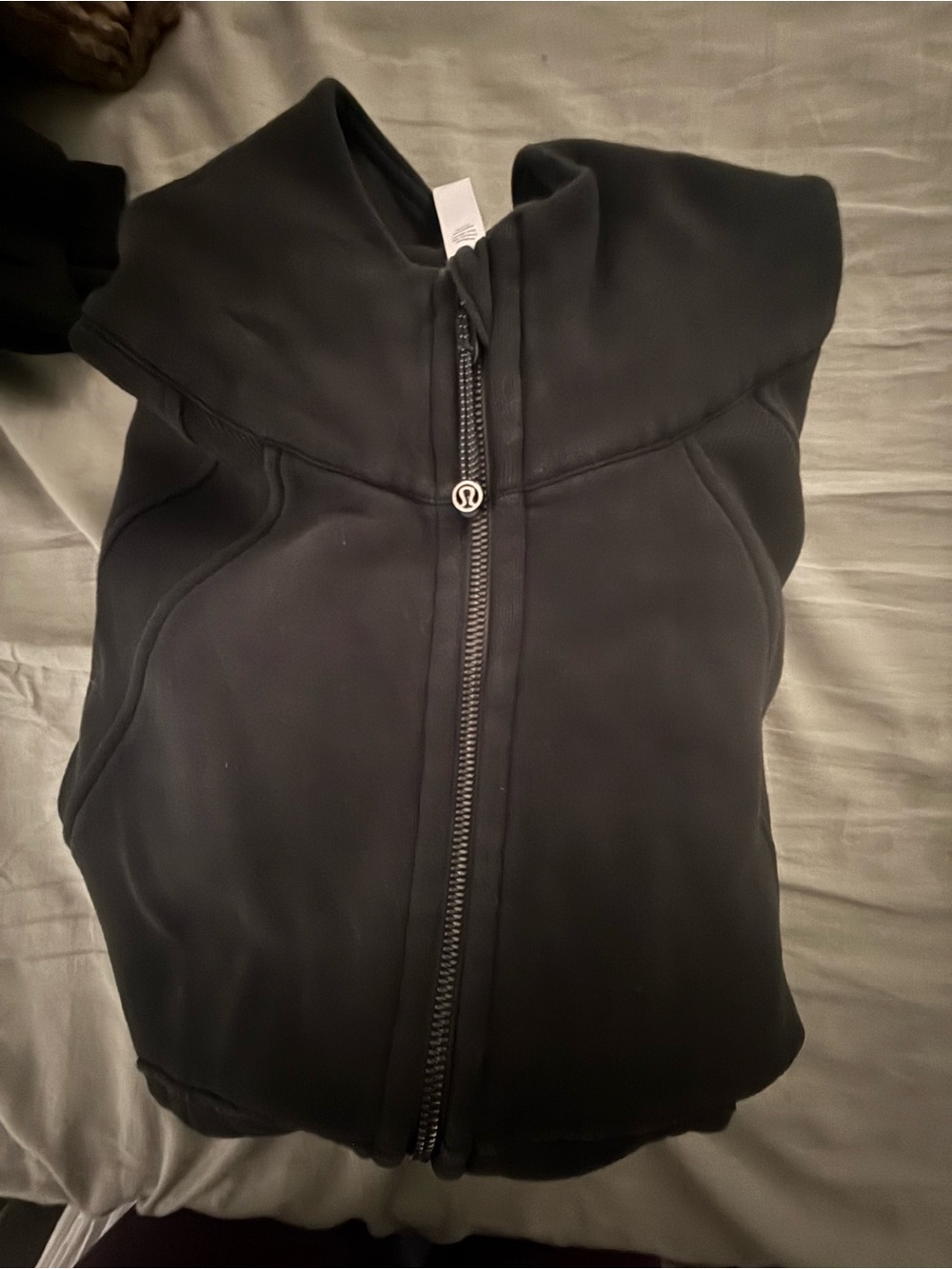 lululemon athletica Women’s Black Full-Zip Hooded scuba